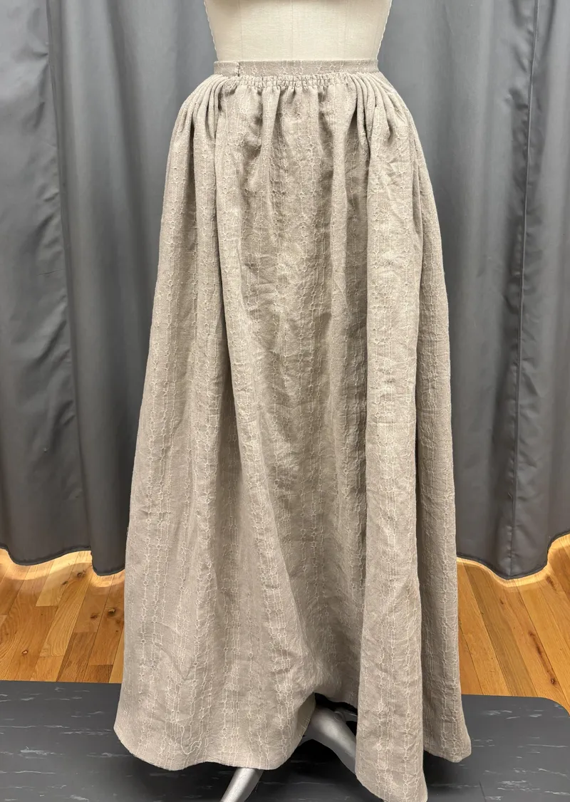 Cartridge Pleated Skirt Front