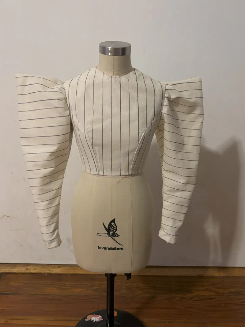 Pointy Sleeve Blouse Front